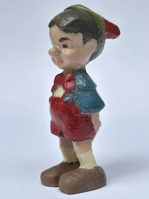Figurine Pinocchio – Ancienne – Jouet Philippe – Quiralu – Aluminium Ou étain – Rare