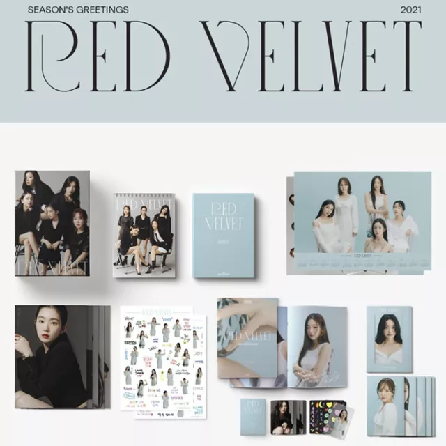 RED VELVET 2021 SEASON’S GREETINGS Calendar+Diary+Post Card+Poster+Sticker+etc
