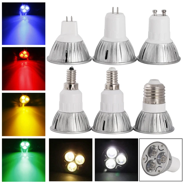 Dimmbare LED-Lampen Scheinwerfer GU10 MR16 E27 E14 E14 B22 B15 220V Weiße Lampe