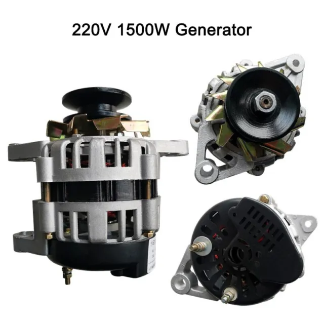 220V 1500W CA generador sin escobillas pequeño imán permanente generador cobre puro