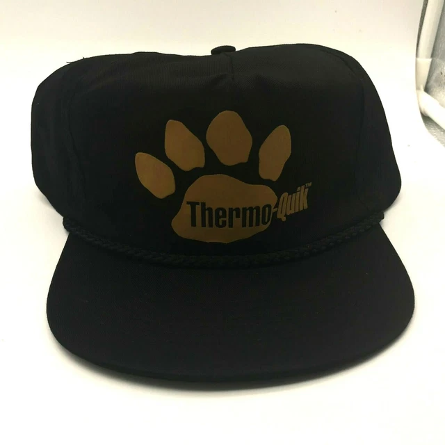 Thermo Quik Cataphote Mens Cap Hat Black Snapback Cotton 6 Panel Automotive O/S
