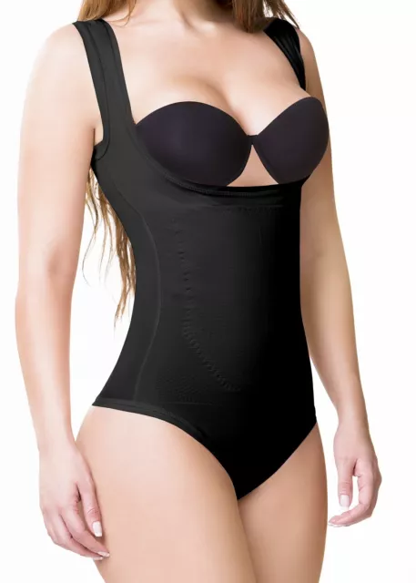 LatyRose Thong BodySuit Shaper Fajas Control Garment Slimming Compression  Curvy