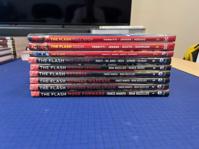 Flash Comic Books New 52 Vol. 1-9 By Francis Manapul & Brian Buccellato