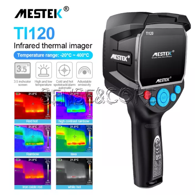 Ti20 Thermal Imaging Camera 320x240 IR Resolution 3.5" Color Screen With 8G SD