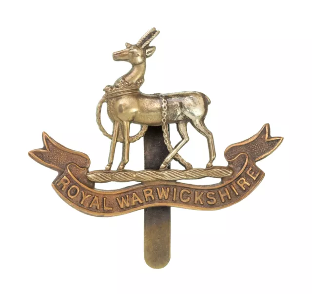 Royal Warwickshire Regiment Cap Badge Bi Metal