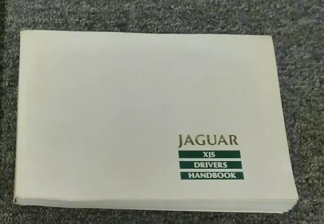 1992 1993 Jaguar XJS Coupe Convertible Owner Owner's Manual User Guide 5.3L V12