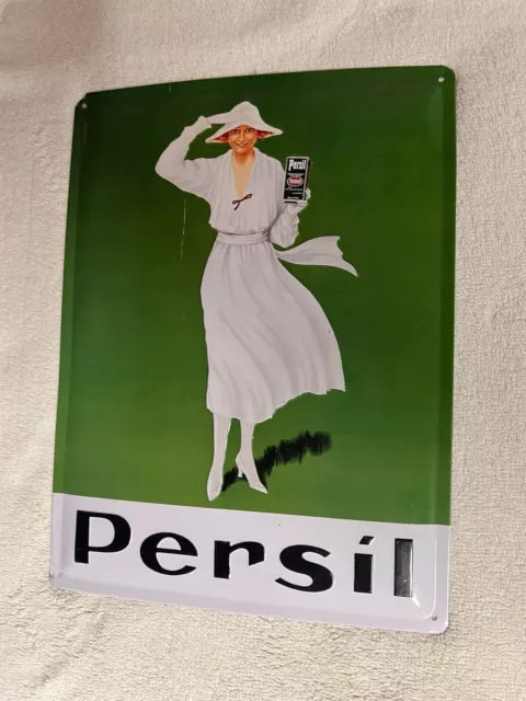 Blechschild - Persil Grün 40x30 cm