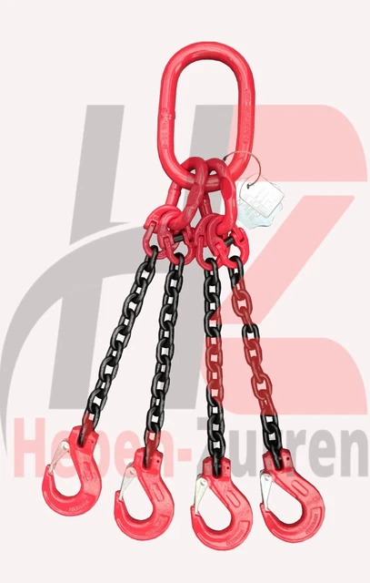 Kettengehänge 5m 10mm - Hochfest Anschlagkette 3,15t EN 818-4