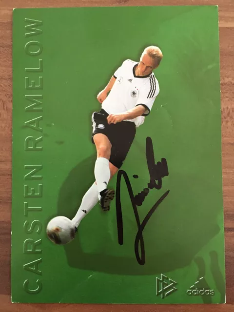 Handsignierte AK Autogrammkarte *CARSTEN RAMELOW* Deutschland DFB WM 2002