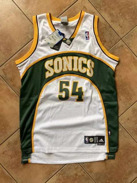 Authentic Adidas #54 Kris Wilcox Seattle Super Sonics Jersey (Youth s)