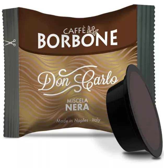 200 Capsule A Modo Mio Caffè Borbone Don Carlo Nera Compatibili Lavazza AMM