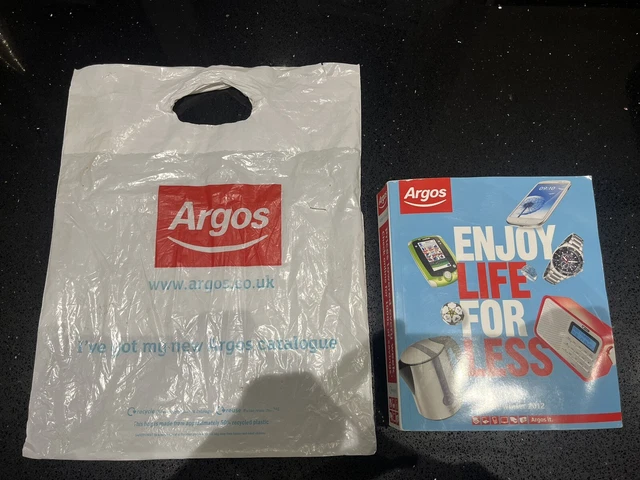 ARGOS CATALOGUE BOOK 2012 Autumn/Winter & Original Catalogue Carrier ...