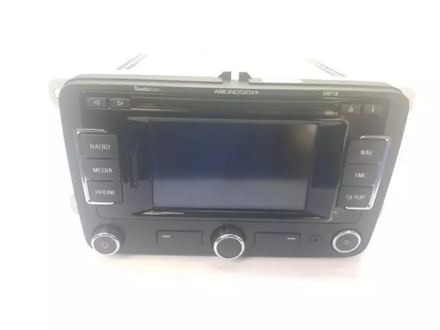 2009-2013 Mk1 Skoda Yeti Satellite Navigation Sat Nav Cd Unit 3T0035192D