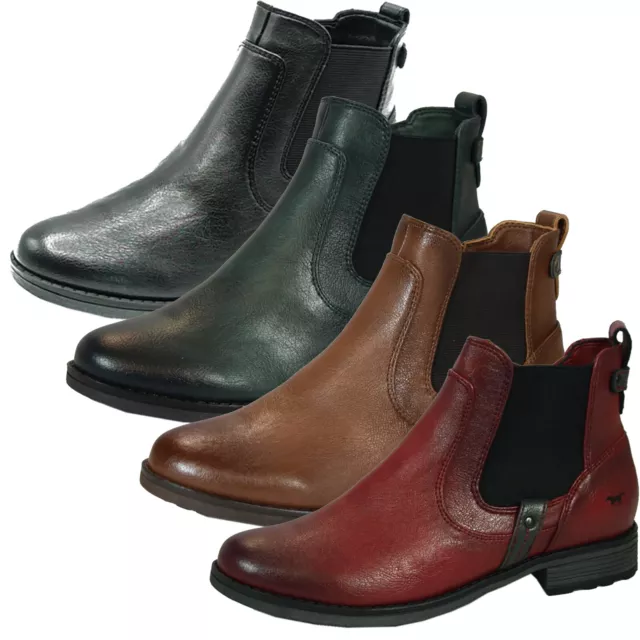 Mustang Chaussures Femmes Chelsea Boots Bottes Bottines 1265-522