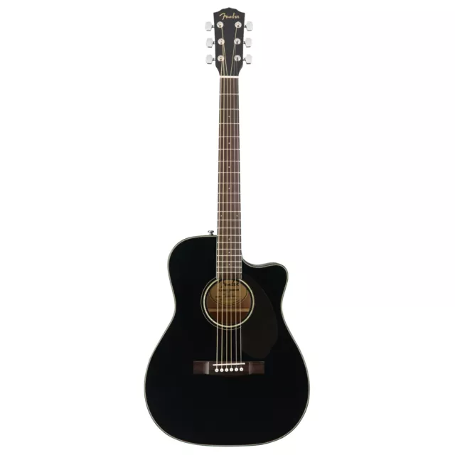 Fender CC-60SCE Black - Westerngitarre