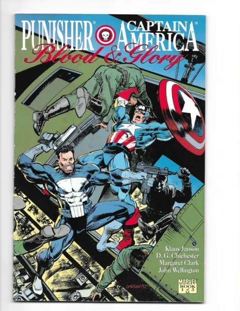 Marvel Punisher Captain America Blood & Glory TPB Book 1 (Oct. 1992) High Grade