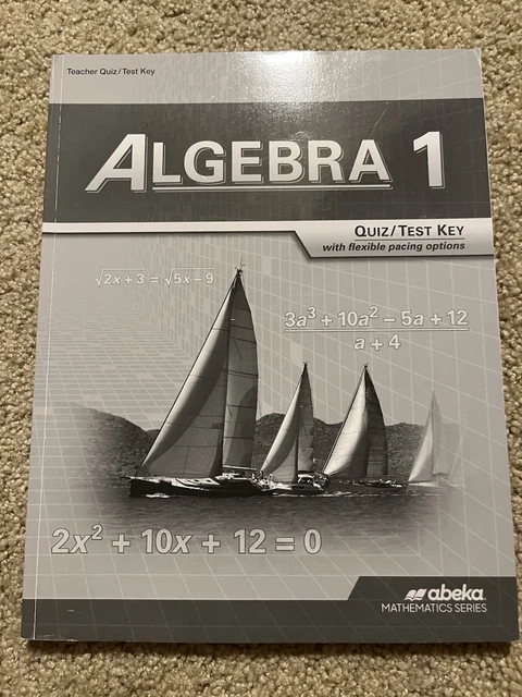 ABEKA ALGEBRA 1 Quiz and Test Key $13.83 - PicClick CA