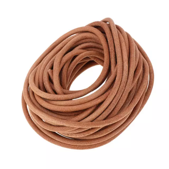 Cordon En Cuir Marron de Qualité 10 M pour Fabric de Bijoux En  Cordon