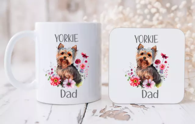 Personalised Dog Mug Pet Cup Dog Lover Gift Yorkshire Terrier Birthday Gift