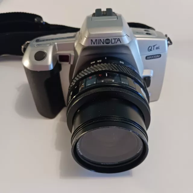Minolta QTsi Maxxum 35mm AF Lens 35-70 SLR Film Camera Tested Works. S