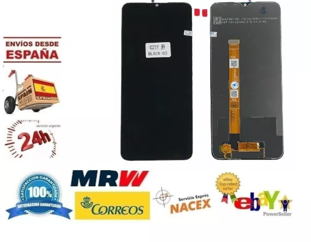 For OPPO Realme C25Y 6.5 RMX3265 LCD Display Touch Screen Digitizer  Assembly