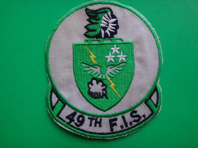 US Air Force Patch 49th F.I.S. FIGHTER INTERCEPTOR SQUADRON From Vietnam War Era