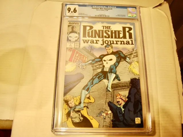 Punisher War Journal  #1 CGC 9.6 "Origin of Punisher"  1988