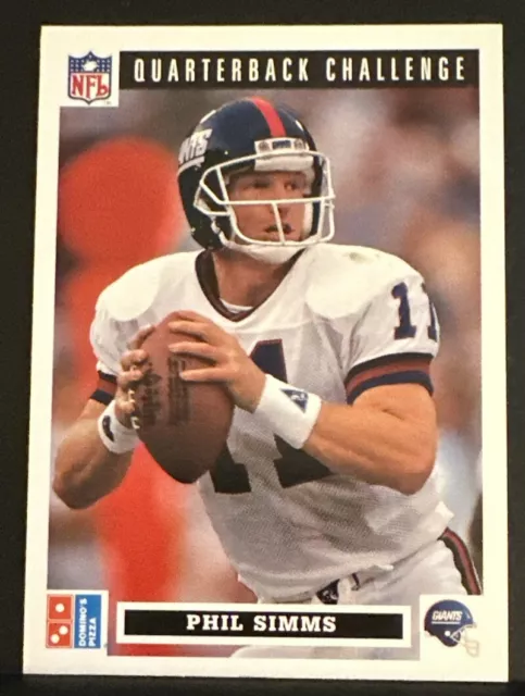 1991 UD Dominos QB Challenge # 17 Phil Simms NM-MINT OR BETTER *4for4Cards*