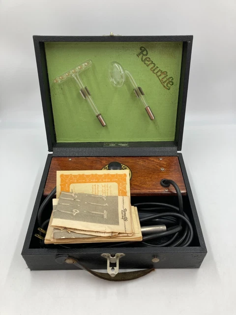 Renulife Electric Violet Ray Generator Detroit Quackery Medical Oddity Display