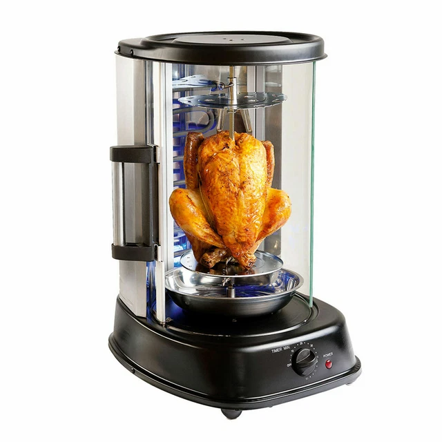 Grill Four Vertical Rotisserie Poulet Viande Kebab Brochettes Rotation 360º... 2