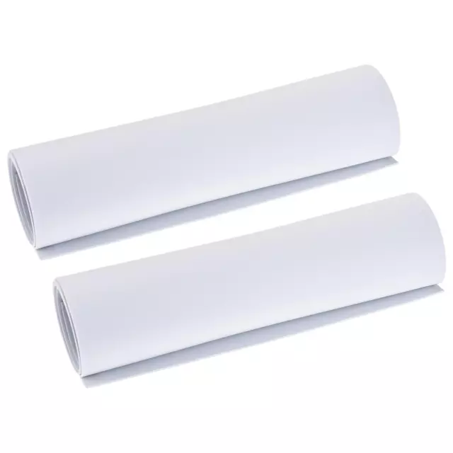 White EVA Foam Sheets Roll 13 x 39 Inch 2mm Thick for Crafts DIY Projects, 2 Pcs