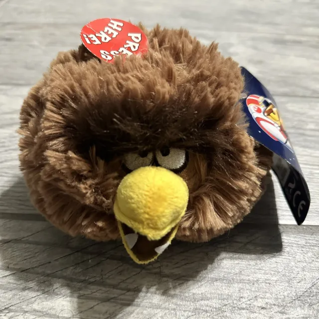 2012 Angry Birds STAR WARS CHEWBACCA Plush With TAG! 5.5" Commonwealth