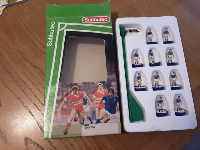 Subbuteo squadra Everton dipinto a mano – miniature LW - The Old Subbuteo Shop - SubbuteoLab