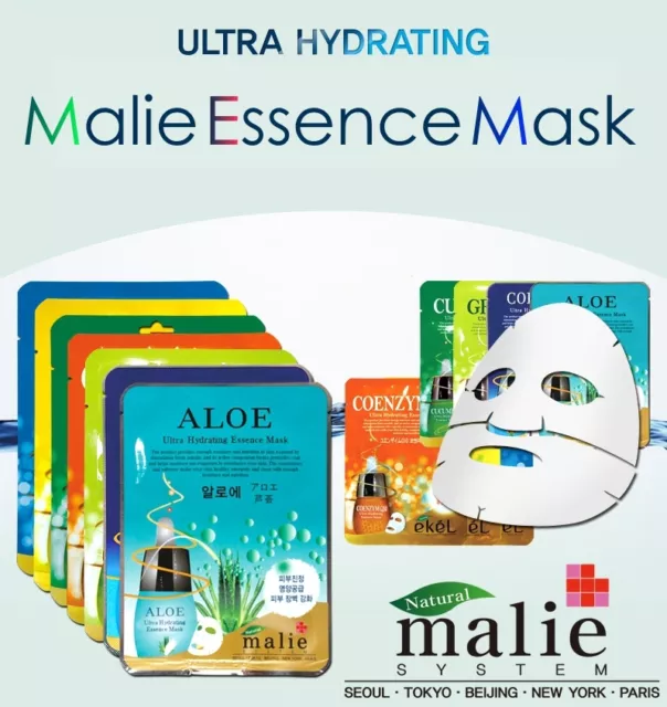 10 Piece Moisture Essence Face Mask Sheet Korean Beauty Facial Healthy Skin Care