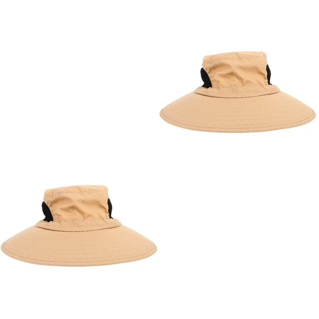 2x voyage poisson extérieur jardinage chapeau pour plein air camping été