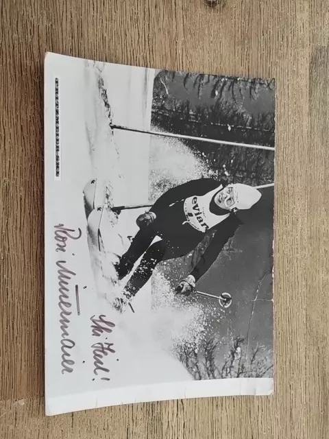 Autogrammkarte Rosi Mittermaier Sport Ski Alpin