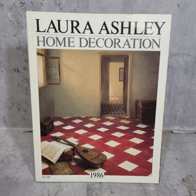 LAURA ASHLEY CATALOGUE HOME DECORATION  - 1986. 80s vintage prop interest.