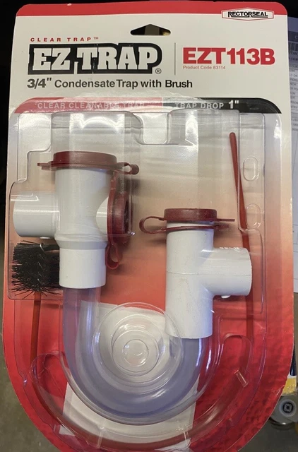 Evaporator Coil Condensate Drain Trap EZT-113B
