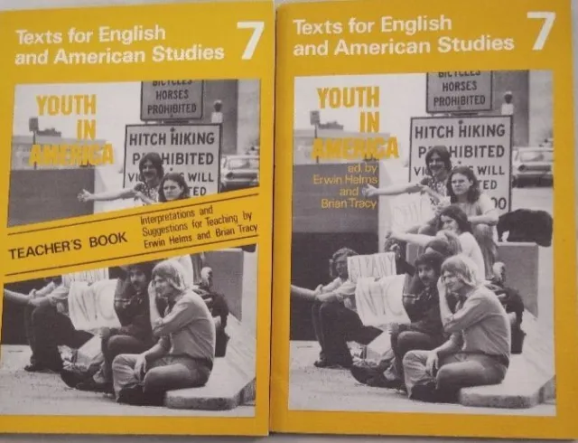 Konvolut von 2 Bänden [2 Bücher]. Texts für English and American Studies, Youth
