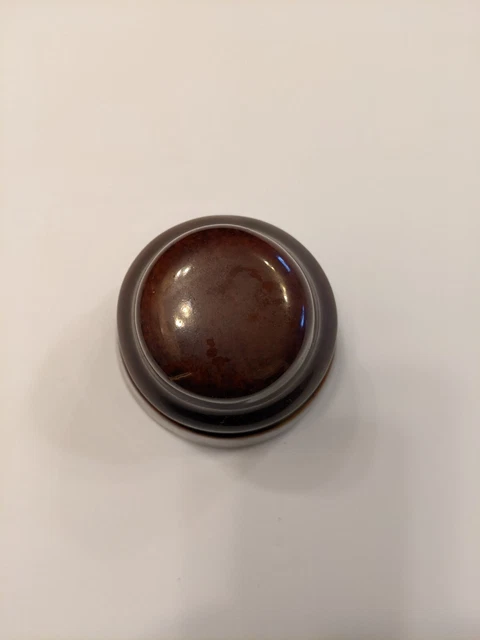 Vintage Power Line Ceramic Insulator Porcelain Brown 2