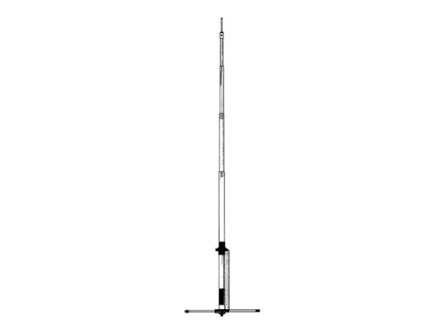 Albrecht GPA 27, 1/2 Lambda, 550 cm CB Stationsantennen 118cm 6348 (403266106348