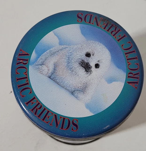 Vintage Collector Tin, Arctic Friends, Thomas Cain Design