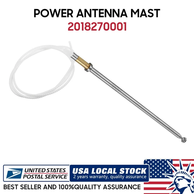 AM/ FM POWER Antenna Mast for MercedesBenz W124 W140 W201 Replacement