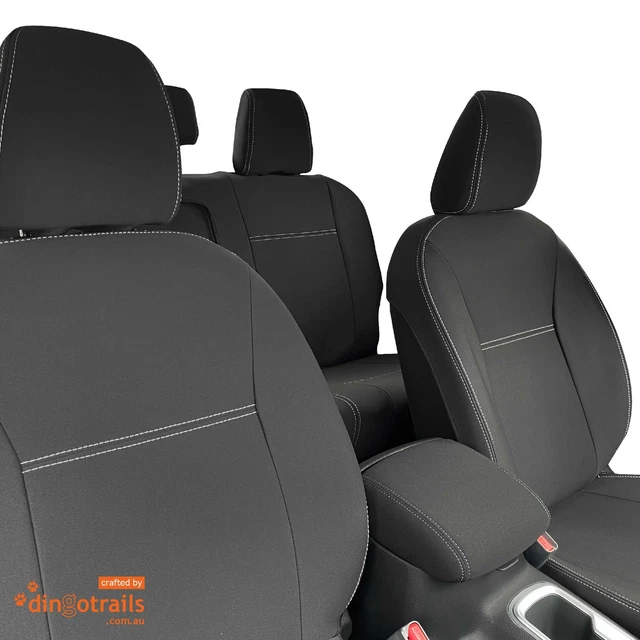 Now 3 Rear Cover FIT NISSAN NAVARA NP300 Series 5 (Feb21-Now) FRONT & REAR Neoprene Seat ...