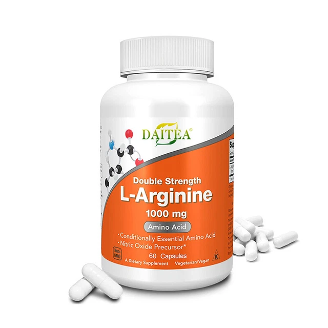 L ARGININE CAPSULES 1000mg Dose Nitric Oxide Muscle Pump Growth
