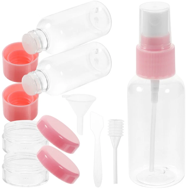 Bottiglie Da Viaggio In Silicone TSA - Set Con Vaschette, Etichette E Ventose - A Prova Di Perdite E Riutilizzabili