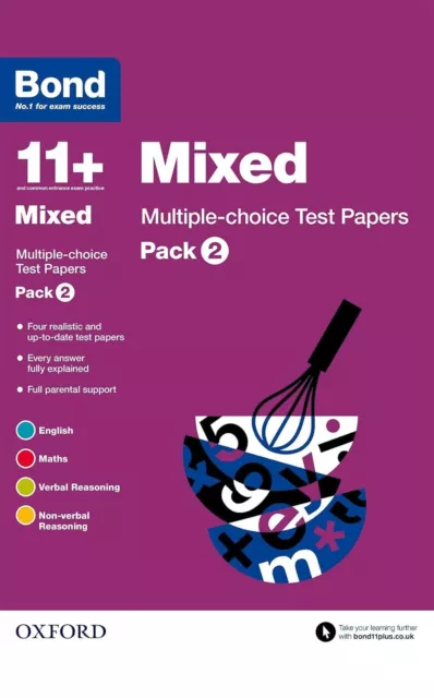 Bond 11: Mixed: Multiple-choice Test Papers: Pack 2 by Alison Primrose Bond 11 S