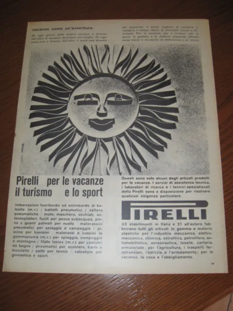 *=Pirelli Pneumatici Barche Ect.=1961=Pubblicita'=Advertising=Werbung=Publicite=