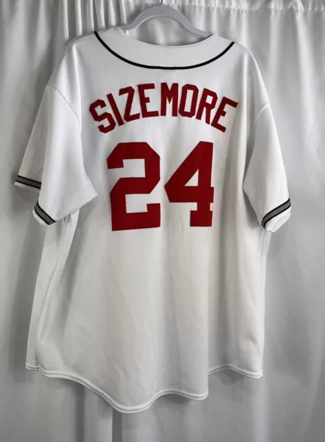 CLEVELAND INDIANS GRADY SIZEMORE 24 JERSEY T SHIRT Tribe Baseball Red Adult  XL