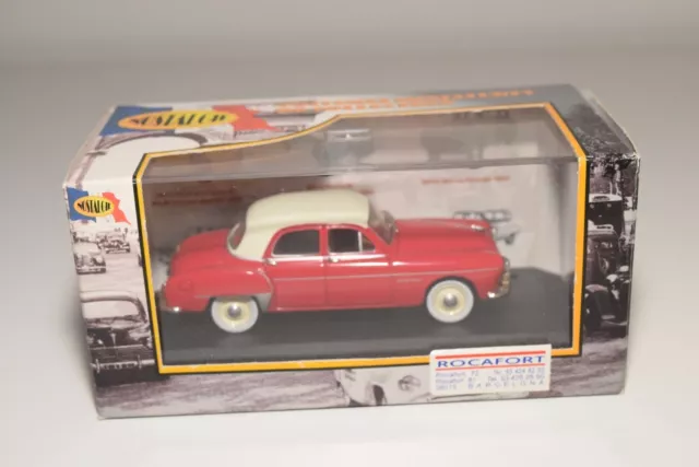 . Nostalgie Simca Aronde 1954 Red With Cream Mint Boxed